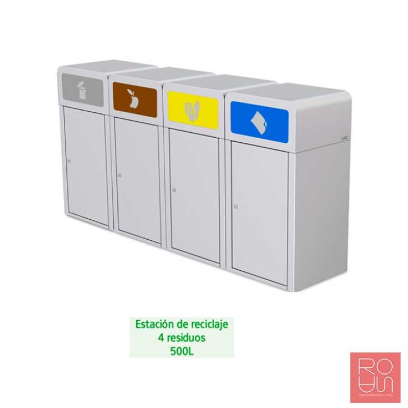 Paperera Estocolm XL 125L | Reciclatge de Gran Capacitat